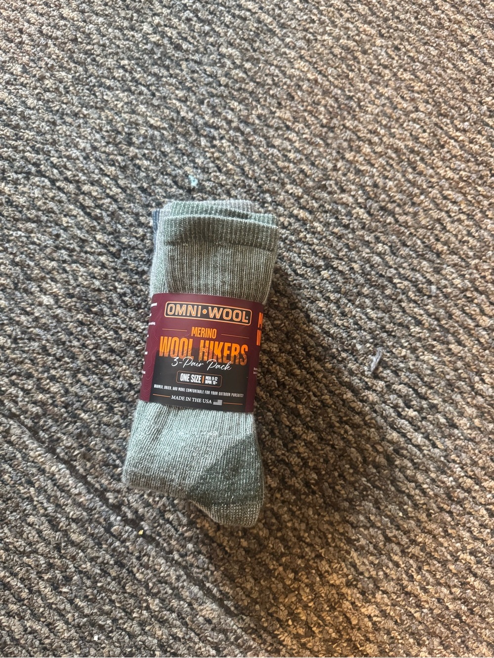 OMNI-WOOL Merino Wool Hiker Socks - Sage Green